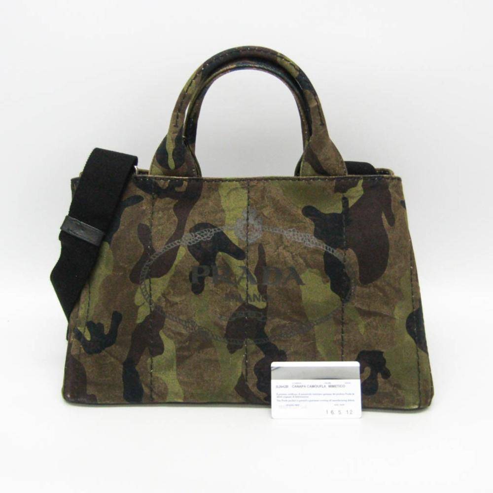 Prada Vintage Prada Canapa Tote L 23cm x W 36cm x D 23cm - Totebags hos Magasin.