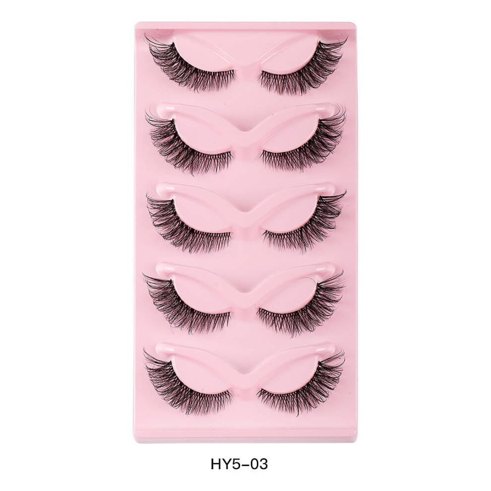 5 par falske øjenvipper med naturligt look