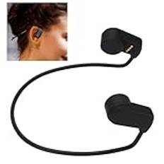 Simhörlurar, Benlednings Hörlurar Bluetooth 5.0, IPX8 Regnsäker, Undervattenssport Hörlurar för Träning (BLACK)