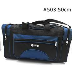 Travel Bag With Shoulder Strap And Side Pockets. Perfect For Vacations, Business Trips, Gym, Pool And Quick Trips Out Of Town. - Blue