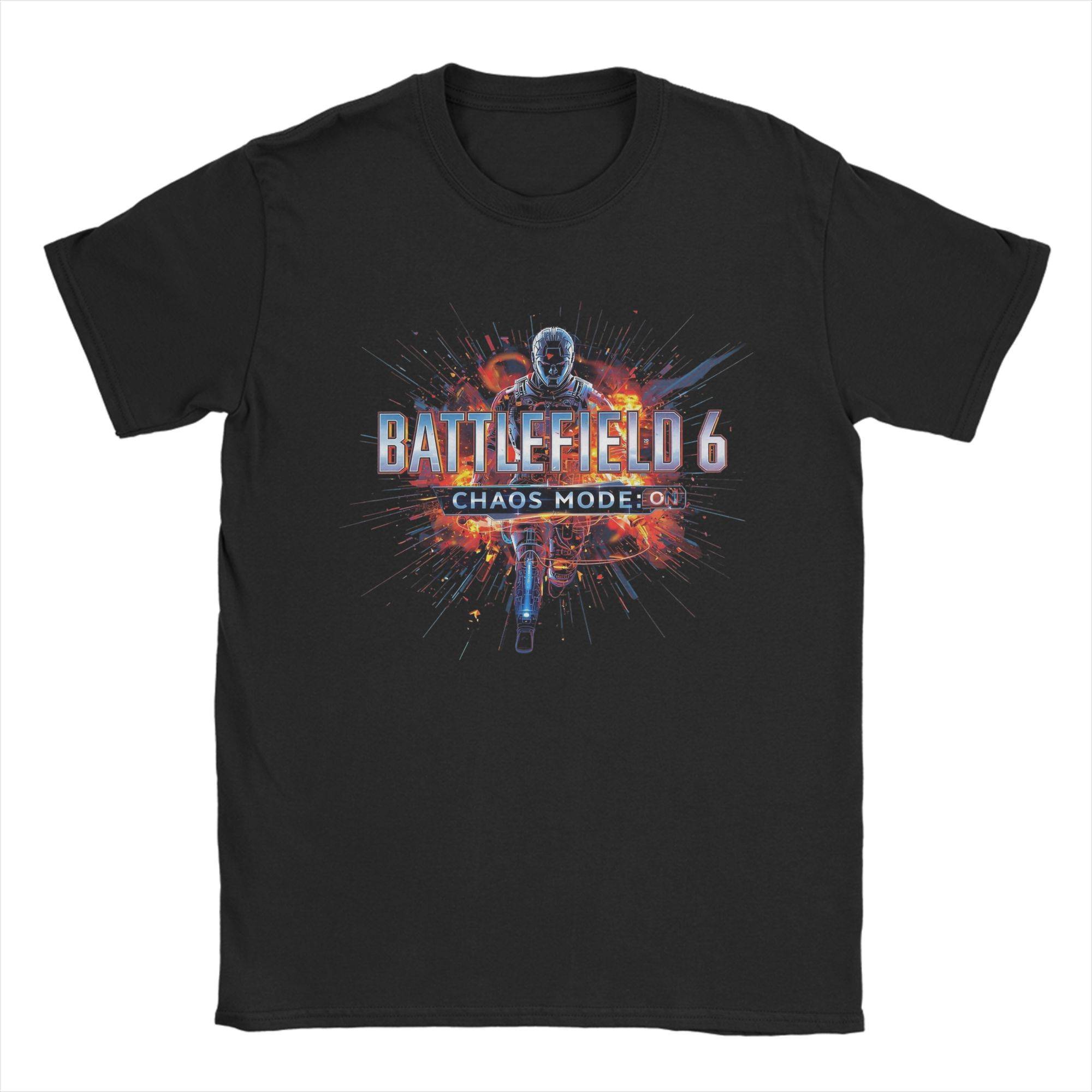 Män Kvinnor Mode Battlefield 6 Roliga Spel BF6 T-shirt Bomull T-shirts Kläder cm
