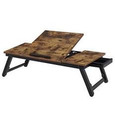 Justerbart skrivebord med kip til seng og sofa