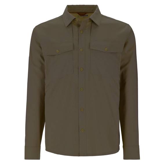 Simms No-See-Um Bugstopper Shirt Loden Heather - S