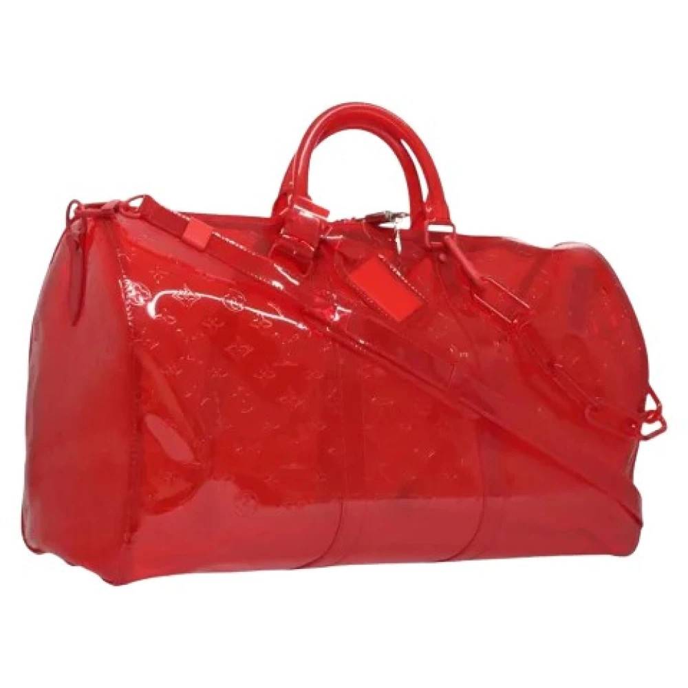 Louis Vuitton Vintage Pre-owned Boston Bag - Vintage - Dame - Rød - ONE SIZE - Uld