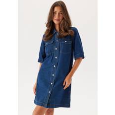 Onlbelle S/S BUTTON DRESS DNM