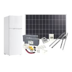Solcellspaket 300W med kylskåp 132l