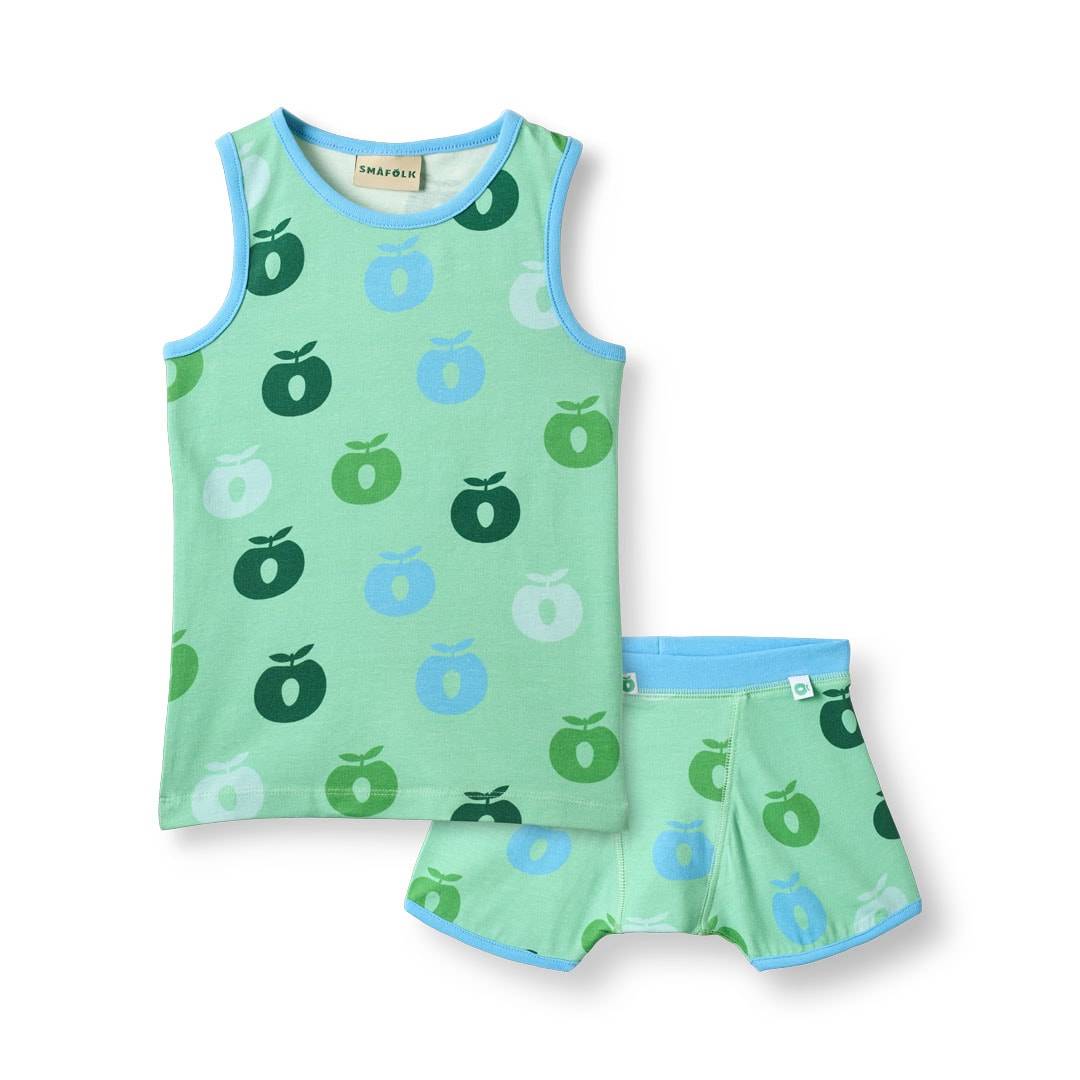 Småfolk Elstar Undertøjssæt Spring Meadow Spring Meadow 2-3 Y Grøn 2-3 år Drenge