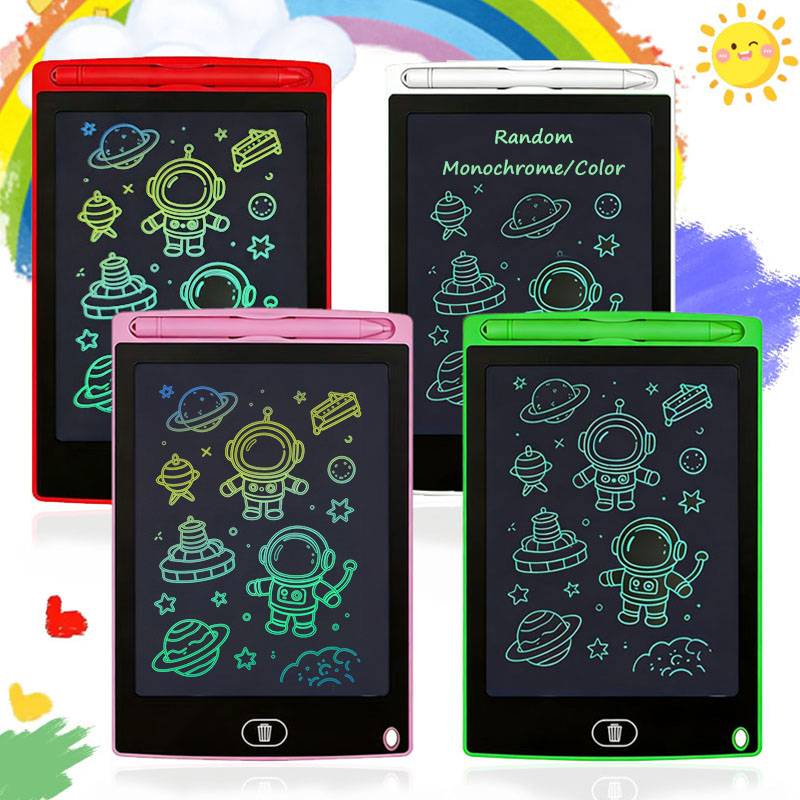 8.5'' LCD Writing Tablet Drawing Board Kids Graffiti Sketchpad Toys Handwriting Blackboard D Counting Learning Toys Birthday Gif