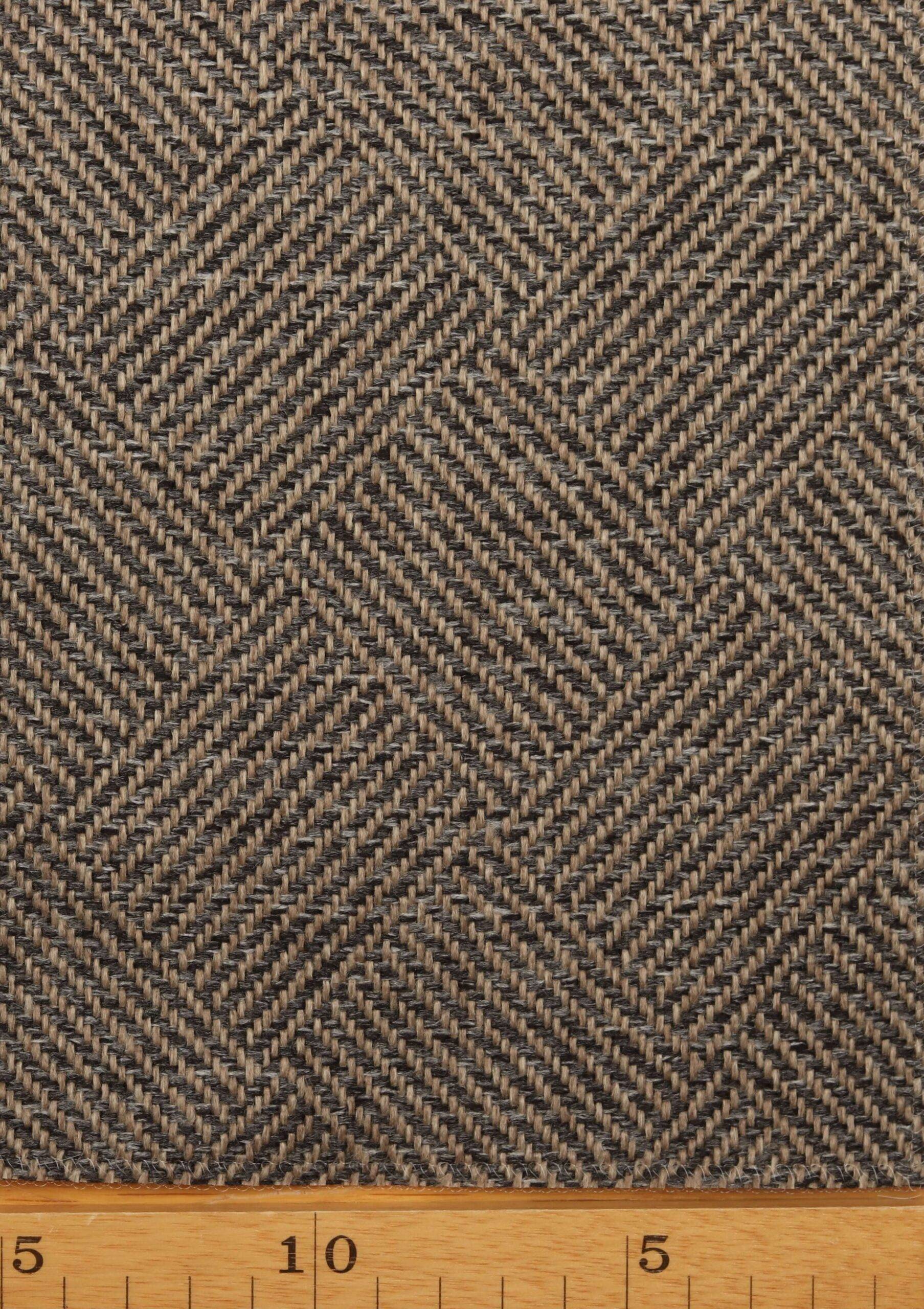 Marmor/lys brun møbelstof - Uld/polyester - Info mangler