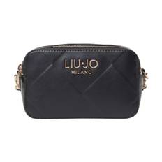 Liu Jo, Taske, Dame, Sort, ONE SIZE, Læder, Quiltet Crossbody Taske Kæde Strop