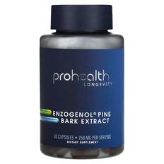 ProHealth Longevity  Enzogenol Pine Bark Extract  250 mg  60 Capsules (125 mg per Capsule)