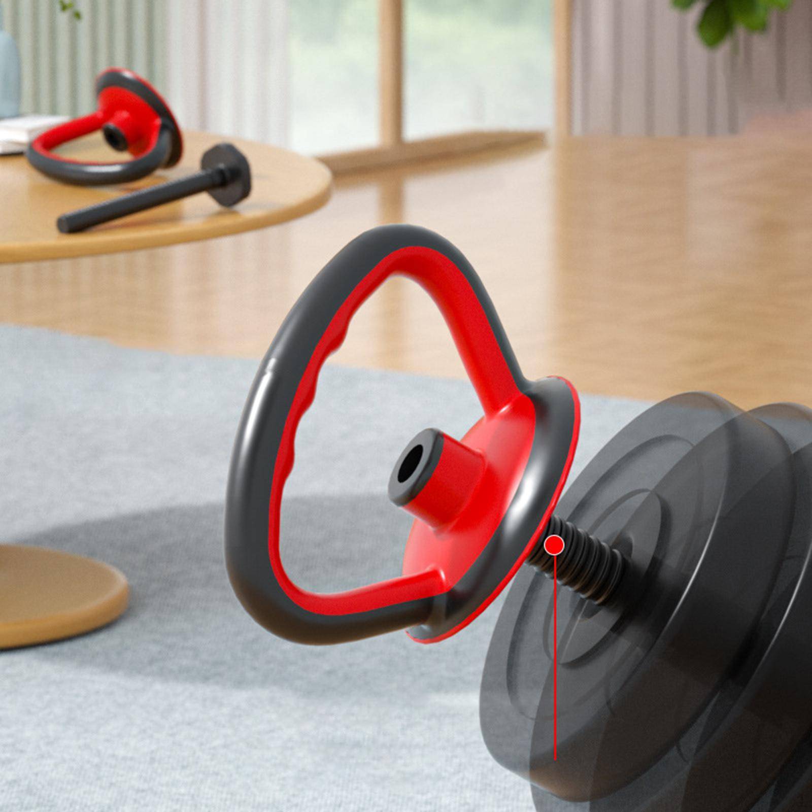 Kettlebell vikttillbehör Hantel Fitness Män Kvinnor Lätt att använda Grip Workout för