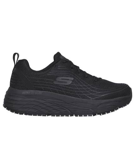 Skechers Max Cushioning SR dame arbejdssko OB, Sort, 38