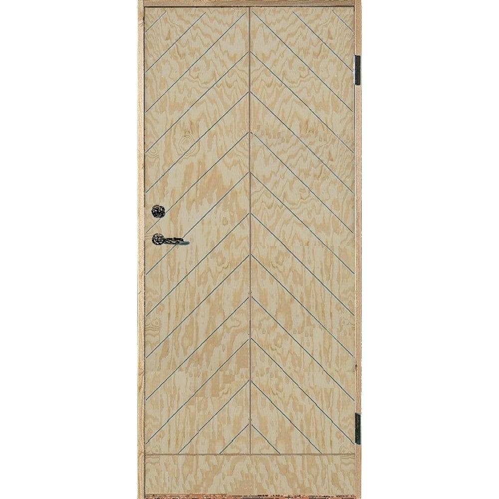 Källvikendörren Varmförrådsdörr SF18 - 80 x 185 cm / Höger