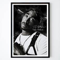 Hobby Poster: Tupac Shakur av Cinematic Meme