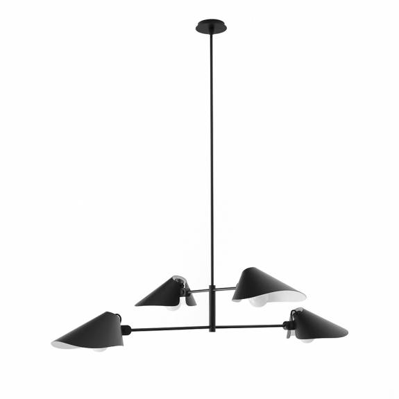 Bonnet Ljuskrona SC93 H140cm Black