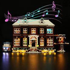 Led Licht Set für Lego Lego Home Alone,Sound Version (Spiel Musik) Dekorationsbeleuchtungsset für Lego 21330 Ideas Home Alone Kreative Spielzeuglichter -Nur Lichter-Set,kein Lego-Modell