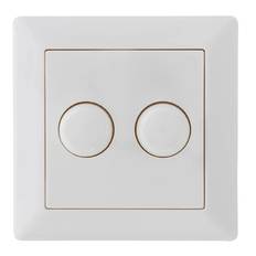 EcoDim dubbeldimmer ram Exxact/Efapel vit