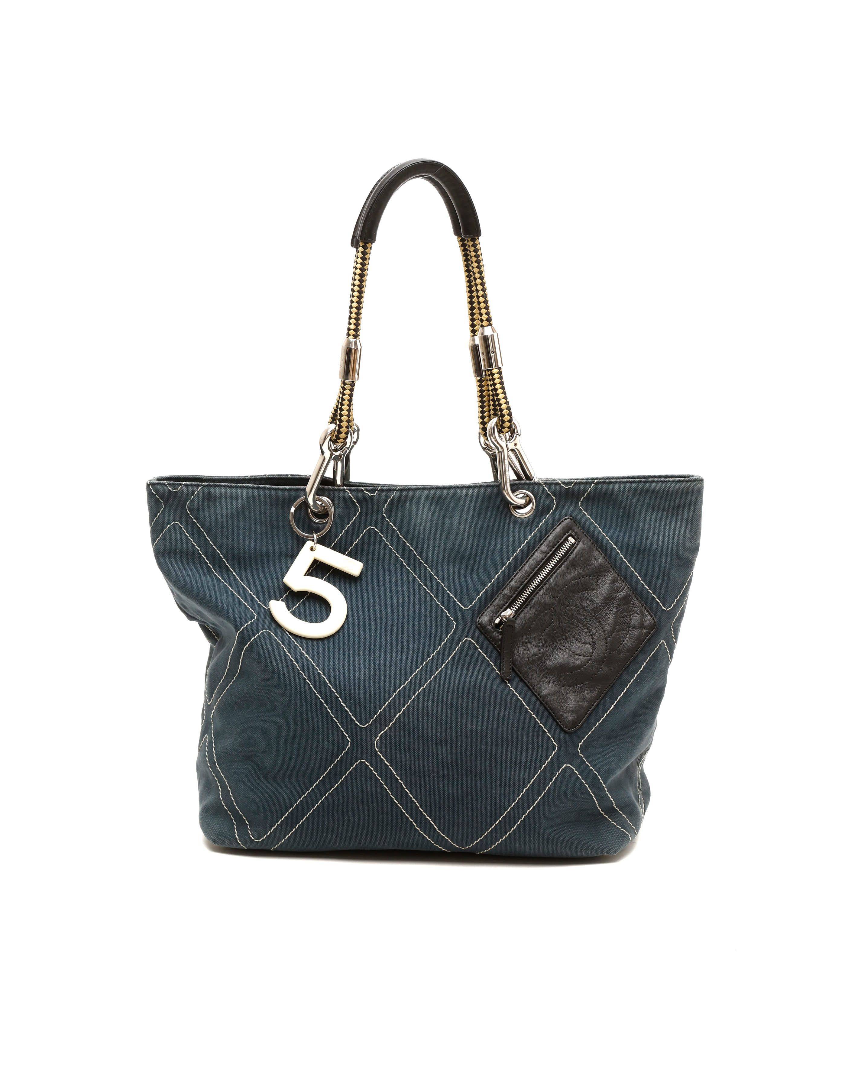 Chanel CC No.5 Tote Bad - Blue (One Size)