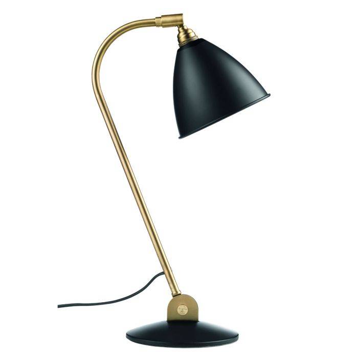 GUBI - BESTLITE BL2 - BORDLAMPE - SORT / MESSING