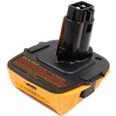 För dca 1820 18v usb-adapter fungerar med dewalt max xr dcb 200 dcb 201 dcb 203 dcb 203bt dcb 204 dcb 205 dcb 206 kompakt batteri