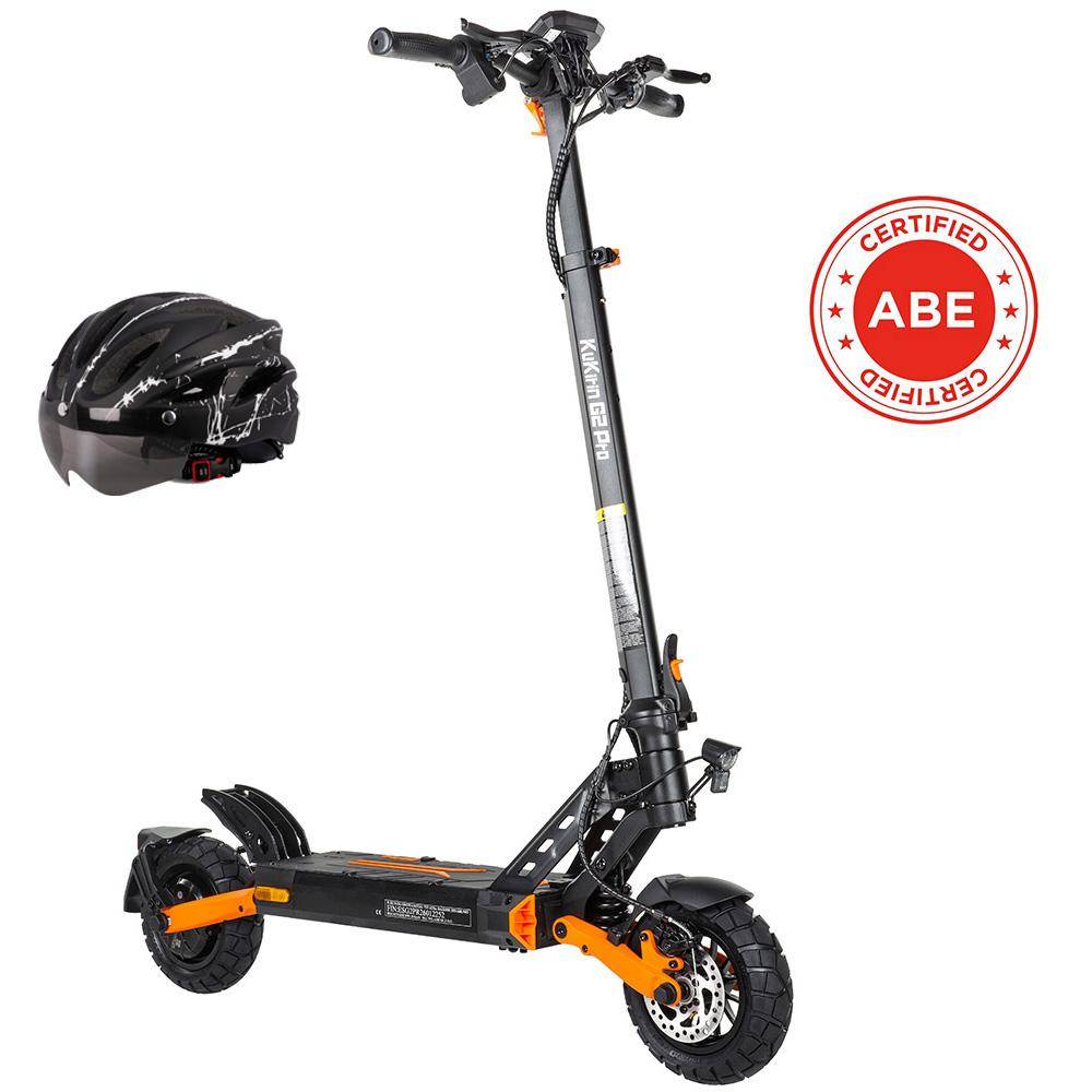 Elektrisk sparkcykel Kukirin G2 Pro 9  250W Motor LCD-display 48V 15,6AH Dubbla skivbromsar Topphastighet 20 km/h Hopfällbar sparkcykel Svart svart