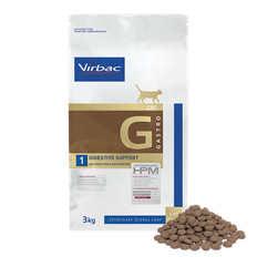 Virbac HPM (G1) Gastro, Digestive support Cat, 3kg