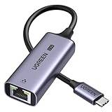 UGREEN USB C 2.5G LAN-adapter Ethernet-adapter RJ45 2500 Mbps nätverksadapter kompatibel med iPhone 16-serien,iPad Pro/Air som kör iPadOS, Macbook Pro/Air, Laptop,PC som kör Windows 11/10/8,macOS etc.