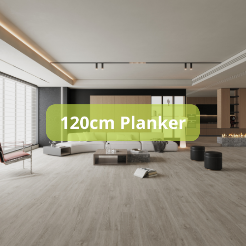 Vinyl Klikgulv | 120cm | Farveprøver Nordic Dark Oak - 120cm