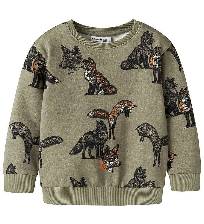 Name it Sweatshirt - NmmOrell - Mermaid - Name It - 4 år (104) - Sweatshirt