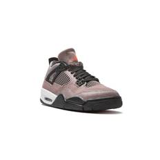 Jordan Kids - Air Jordan 4 Retro GS sneakers - barn - mocka/gummi/Tyg - 6Y - Grå