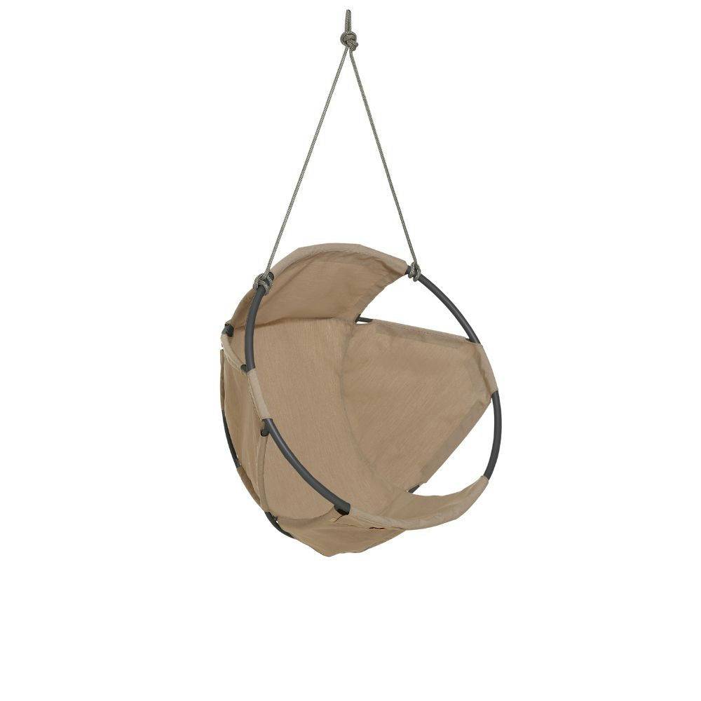 TRIMM Copenhagen Sunbrella Cocoon Hang Chair - Dark Grey Taupe Dark Grey