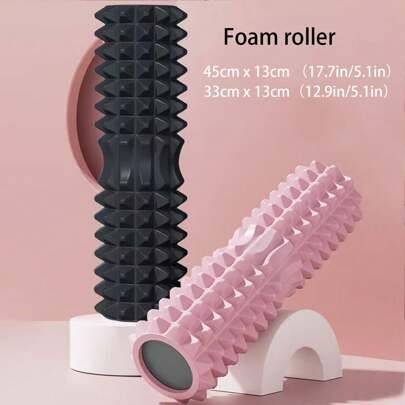 45*13 cm Foam Roller - Deep Tissue Massage Muskel Roller och Stretching Device, Intensity och Myofascial Trigger Point Release - Multifärgad (Multi-size)