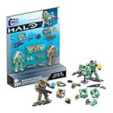 Mega Construx Halo Infinite Spartan Mission - Bazaars slagfält - set med 2 st ledade figurer 6 cm + tillbehör