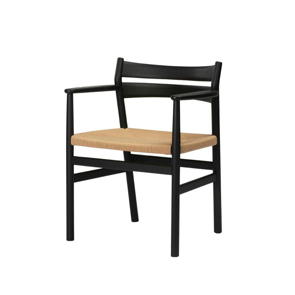 Bernstorffsminde BM2 Armchair Ek Svartlackerad