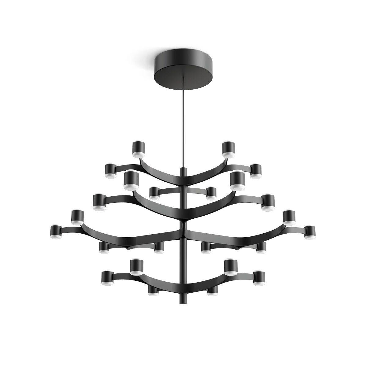 Fronda Pendel Ø83 Black 9005.