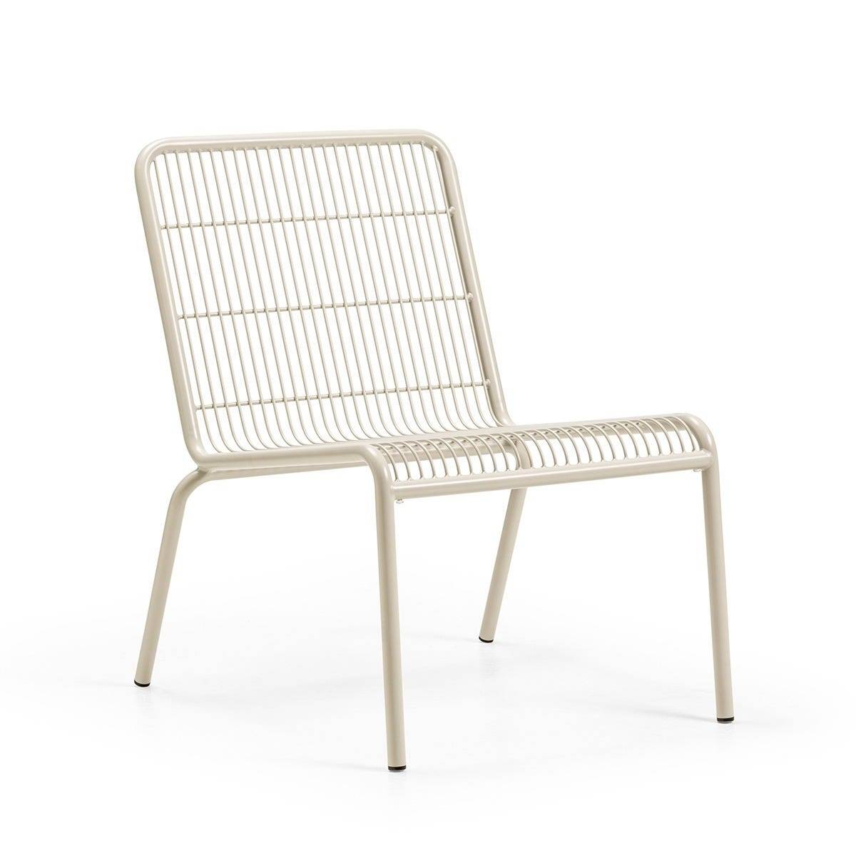 Loungestol Palma Metall 66,5x72cm Beige