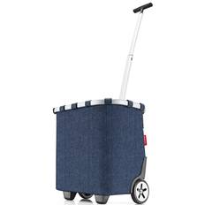 Reisenthel Herringbone Blue Carrycruiser Indkøbsvogn 40L -RECYCL