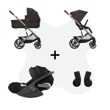 Cybex Balios S Lux 2025 Travelsystem 3in1 Chocolate Brown - Cloud T
