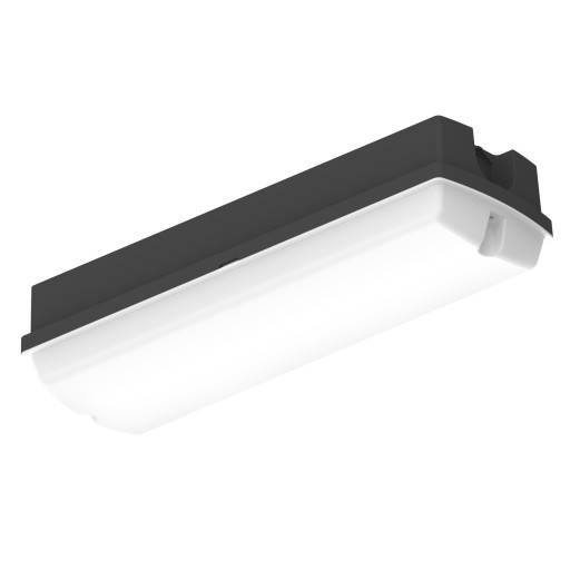 Bulkhead Compact nød multi select 8W 830+840 840lm sort IP65