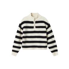 NAME IT Pullover  sort / uldhvid - 122-128