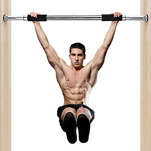 Dörröppningsstång, 62-100 cm justerbar Chin-Up Bar, bärbar träningsutrustning, träningsstänger för gym, för 64-85 cm dörrkarmar