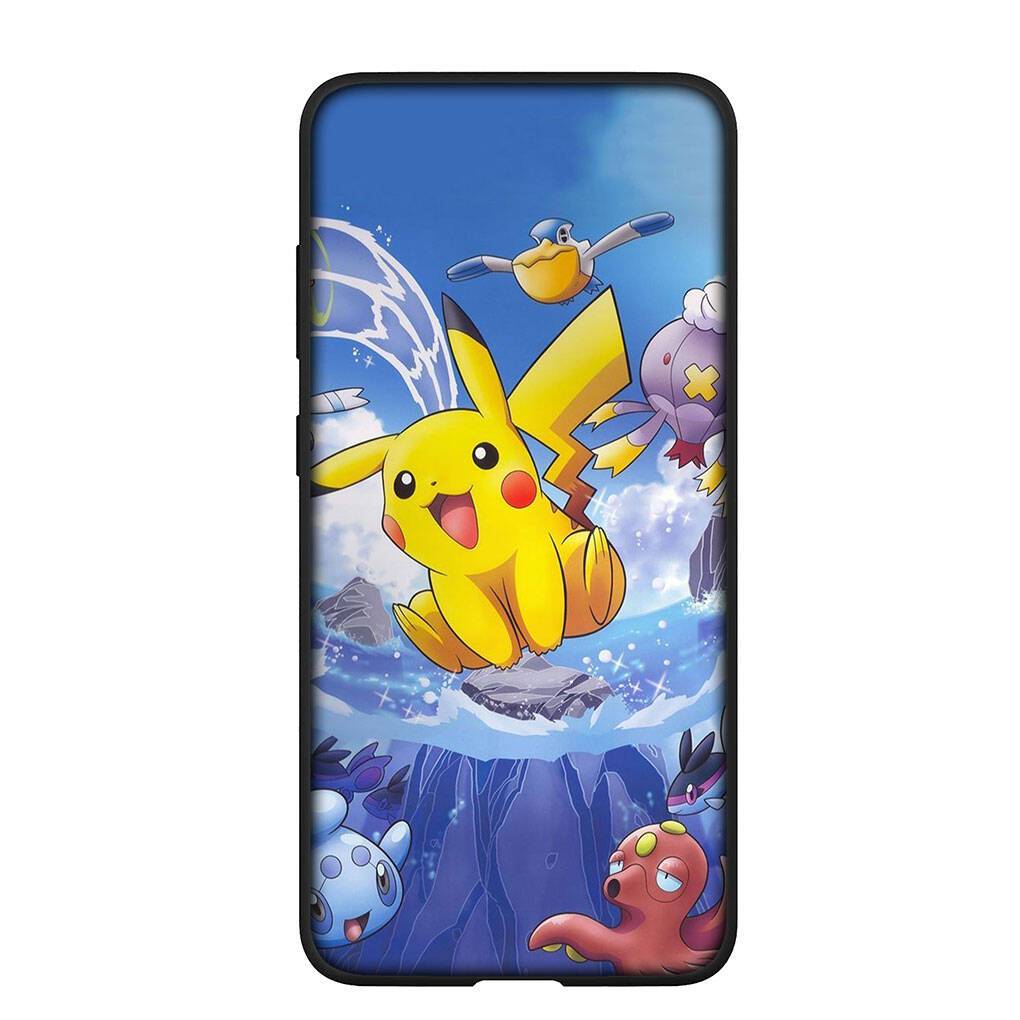 Phone Case for iPhone 17 16 15 Plus Xiaomi Poco F8 F7 X7 X6 M8 C85 C75 C71 Redmi Note 14 12 11 13 Pro Max A4 14C 13C 15C Pokemon GO Pikachu Bulbasaur for Redmi 14C ceil färg