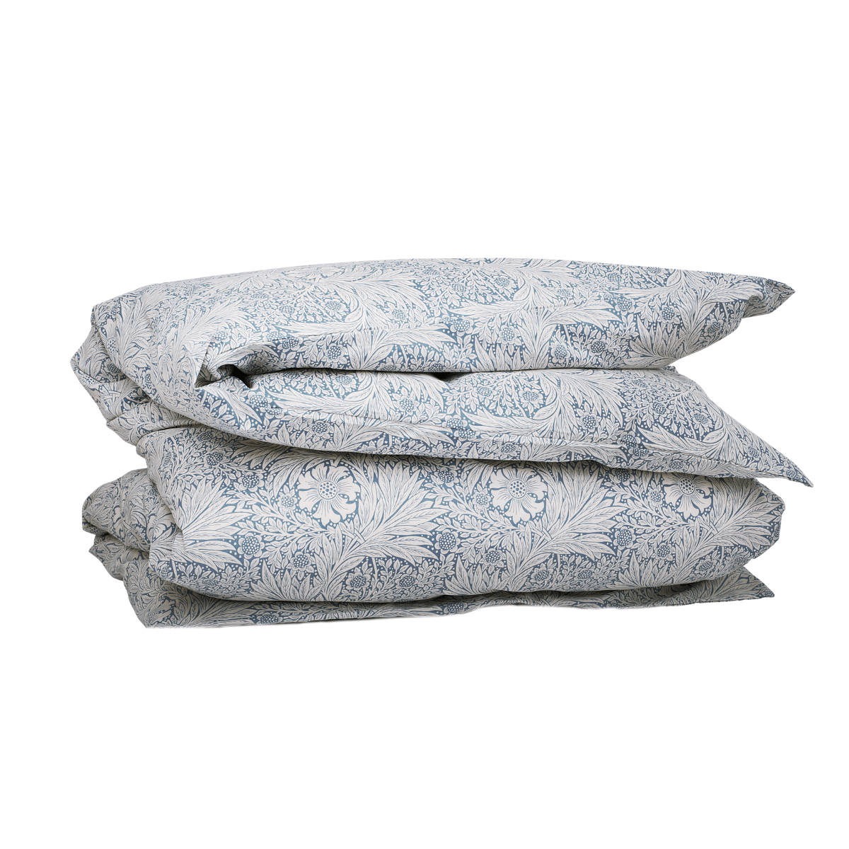 Mille Notti Marigold Påslakan - 150x210 / Blå/Ivory