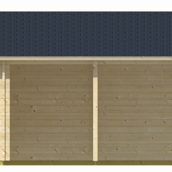 Ikast carport med 7,6m2 skur (44mm godstykkelse)