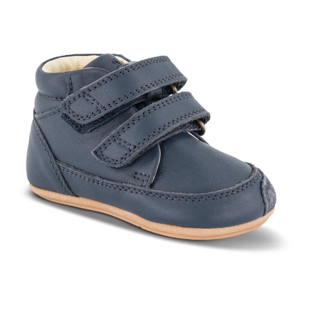 Bundgaard Baby Første Skridt Bløde Lædersko - Kids - unisex - Blå - 22 EU - Læder