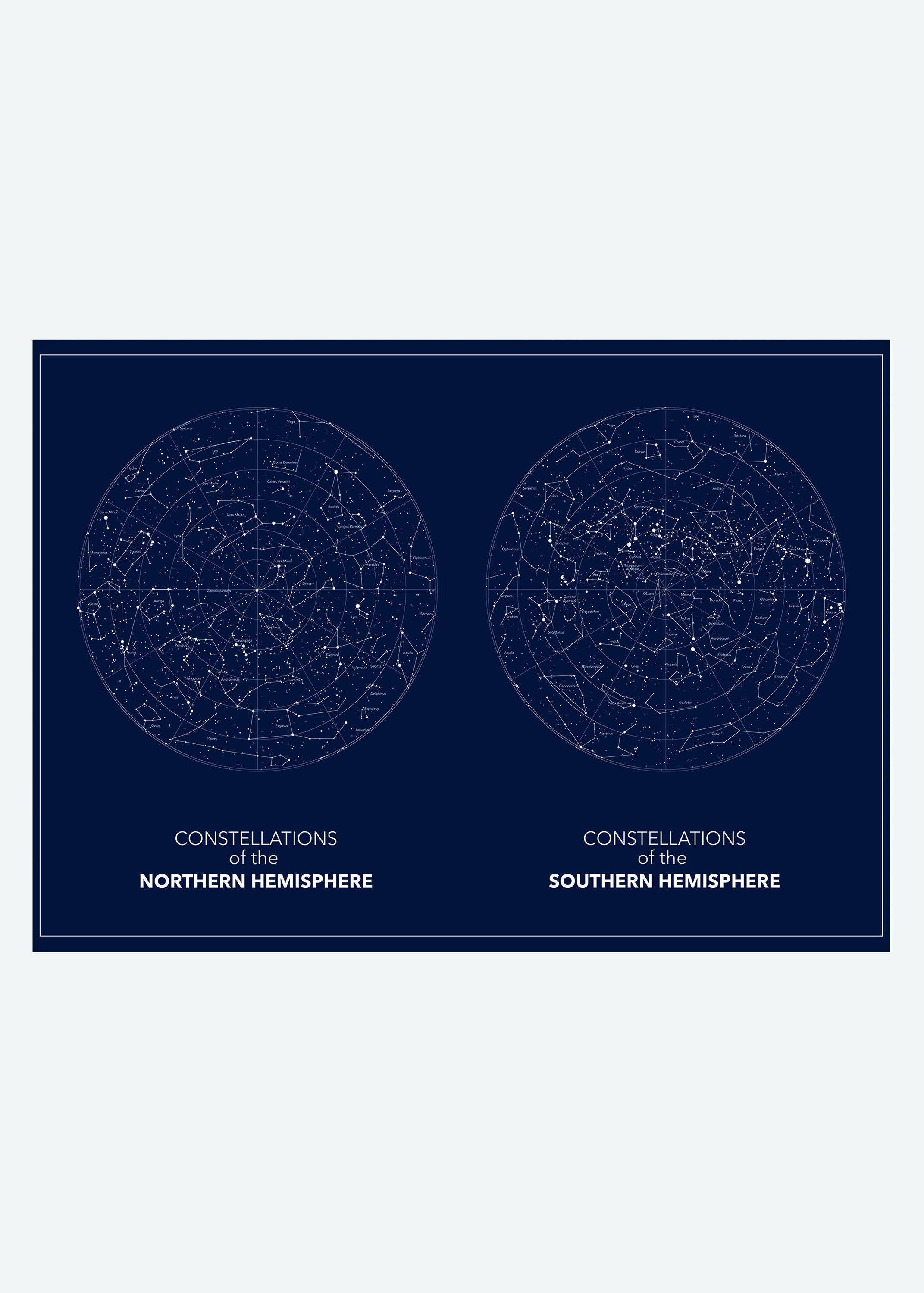 Hemispheres Dark Canvastavla (30x40 cm)
