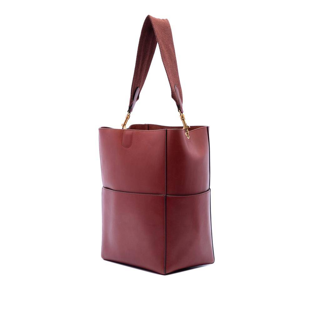 Celine Vintage Celine Big Bag Bucket Stl. - Celine Vintage Från Magasin - Red (L 32.50cm x W 23cm x D 17cm)