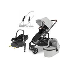 UPPAbaby CRUZ V2 Duovagn inkl. Maxi-Cosi CabrioFix & Bas, Anthony Grey