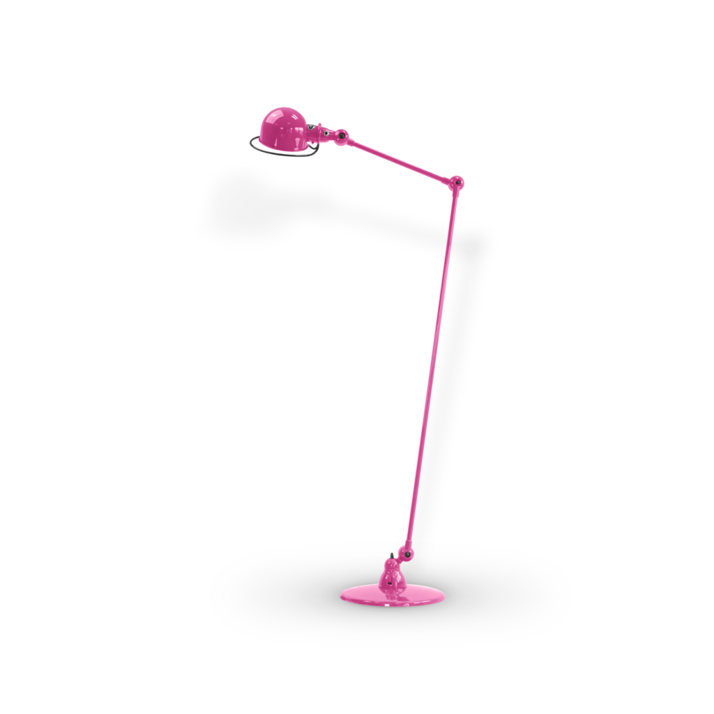 Loft D1240I gulvlampe fra Jieldé - Pink / Blank